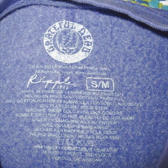 Grateful Dead Head Sweatshirt Size M Psychedelic Groovy Grunge Urban Outfitters - Picture 5 of 12